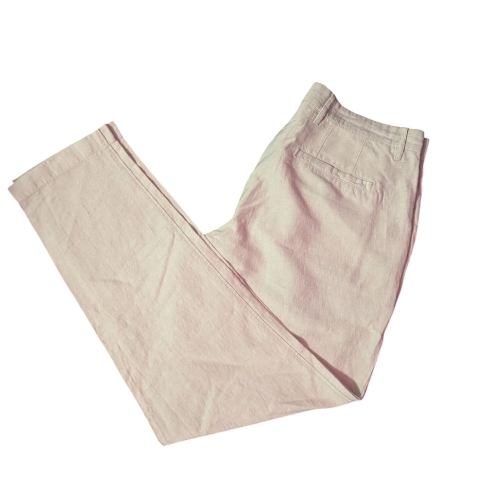 Outlier Cream/Tan Injected Linen Pants